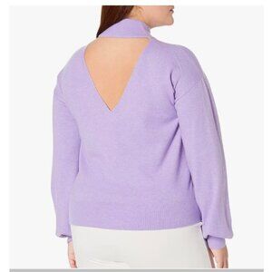 The Drop Women's Jaclyn Cutout-Back Mock-Neck Sweater, 4X